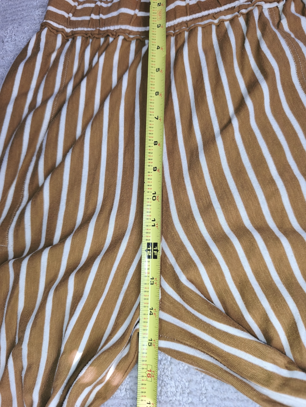 Free People Beach Sunnydaze Striped Pants & Crop Top Co-Ord Set Brown Small S - Picture 6 of 13